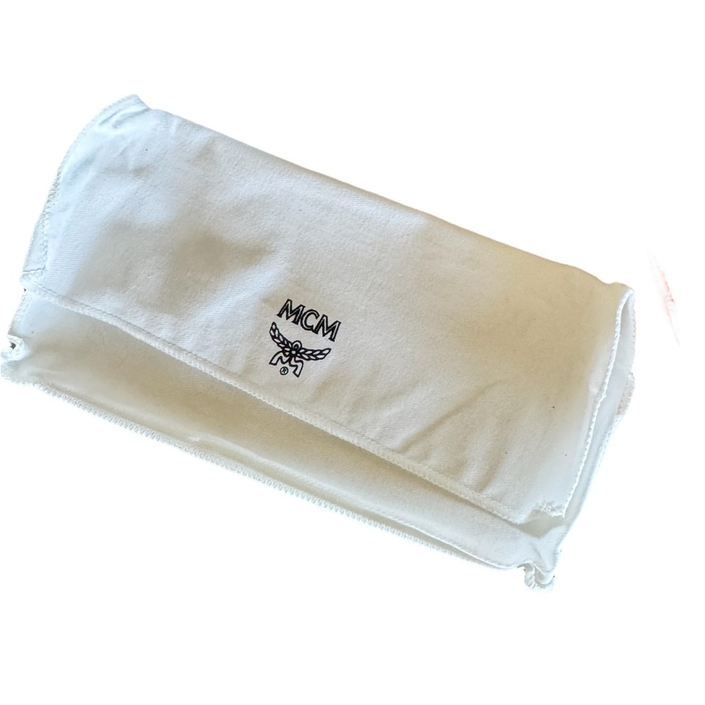 Authentic MCM Ivory Dust Bag Pouch for Long Wallet 9.5 x 4.5